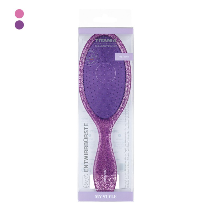 TITANIA ΒΟΥΡΤΣΑ ΜΑΛΛΙΩΝ GLITTER 1628/G