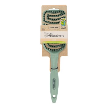 TITANIA ΒΟΥΡΤΣΑ ΜΑΛΛΙΩΝ FLEX ΜΕ ΦΥΣΙΚΗ ΤΡΙΧΑ GREEN 2884